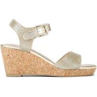 Carvela Women's 'Sadie Wedge Jewel' Heels in Gold | Size: 7