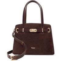 Dune London Women's 'Dinidefine' Suede Bag in Brown