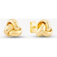 T.H.Baker Women's 9ct Yellow Gold Small Knot Stud Earrings 1.55.6239