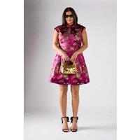 Shnoo Women's Cheongsam Style Mni Dress | Size: 24
