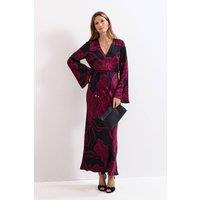 Phase Eight Women's Rhea Maxi Dress in Fuchsia | Size: 8