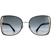 Jimmy Choo Women's Square Black & Gold Grey Gradient FRIEDA/S