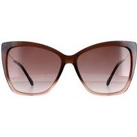 Jimmy Choo Women's Cat Eye Brown Shaded Beige Brown Gradient Seba/S