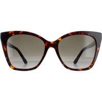 Jimmy Choo Women's Cat Eye Havana Brown Gradient RUA/G/S