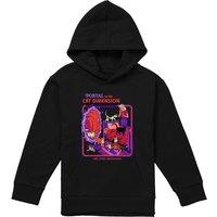 Steven Rhodes Cat Dimension Youth Kids Hoodie, Black | Size: 9-11 Years