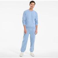 Lands' End Men's Serious Sweats Sweatshirt in Light Blue | Size: Medium