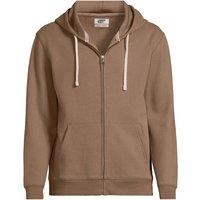 Lands' End Men's Serious Sweats Zip Front Hoodie in Brown | Size: 2XL