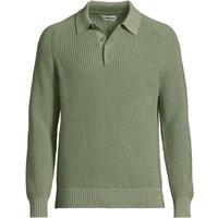 Lands' End Men's Drifter Knit Polo Shirt in Light Green | Size: Small