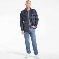 Lands' End Men's Soft Twill Shacket in Navy | Size: 2XL