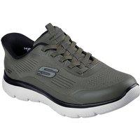 Skechers Men's Summits Leyter Trainer in Olive | Size: 11
