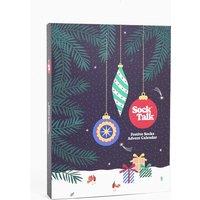 Sock Talk Men's 12 Day Christmas Advent Calendar Nautical Bamboo Socks UK 7-11