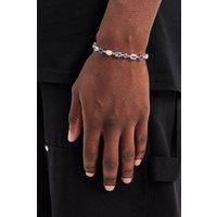 Cernucci Men's Blue Lapis Multi Gemstone Bracelet - 8mm in Metallic Silver | Size: 7 inches