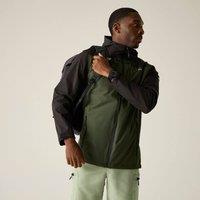 Regatta Men's Calderdale Hooded Walking Waterproof Jacket in Khaki | Size: Medium