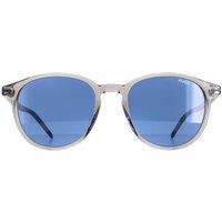 Hugo Boss Men's Round Grey Blue Avio HG 1169/S Sunglasses