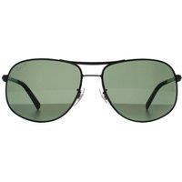 Ray-Ban Men's Aviator Polished Black G-15 Green Polarized RB3387