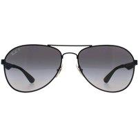 Ray-Ban Men's Aviator Black Grey Gradient Polarized RB3549