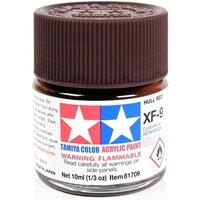 Tamiya Mini XF 9 Hull Red Acrylic Paint 10ml