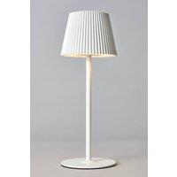 BHS Lighting Esther Rechargeable Table Lamp in White