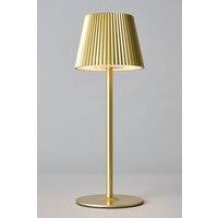 BHS Lighting Esther Rechargeable Table Lamp in Gold