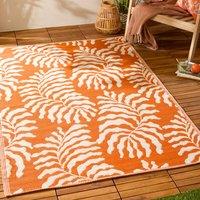 Furn Tocorico Woven Outdoor/Indoor Rug in Orange | Size: 120 cm x 180 cm