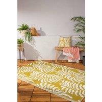 Furn Tocorico Woven Outdoor/Indoor Rug in Mustard | Size: 120 cm x 180 cm