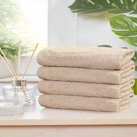 Rapport Home Safari Pure Cotton Face, Hand, Bath Towel & Bath Sheet Set in Natural