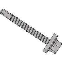 Forgefix Techfast Roofing Sheet To Steel Hex Screw & Washer No.3 Tip 5.5 X 5 in Silver