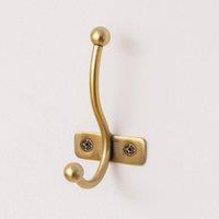 Melody Maison Antique Gold Metal Single Wall Hook