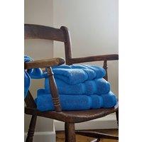 CHRISTY 'Signum' Heavyweight 100% Combed Cotton Towels in Bright Blue