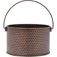 Country Living Bucket With Handle in Bronze