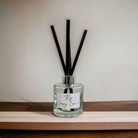 60 SECOND MAKEOVER Autumn Leaves Luxury Reed Diffuser Highly Fragranced Scented in Clear