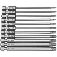 Kelvenix 11PC Long Reach Hex & Torx Security Bit Set in Silver