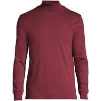 Lands' End Men's Supima Jersey Polo Neck in Burgundy | Size: 2XL