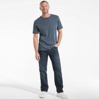 Lands' End Men's Supima Crew Neck T-Shirt in Indigo | Size: 2XL