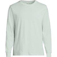 Lands' End Men's Super-T Long Sleeve T-shirt in Mint | Size: Large
