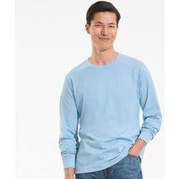 Lands' End Men's Tall Super-T Long Sleeve T-shirt in Light Blue | Size: Large