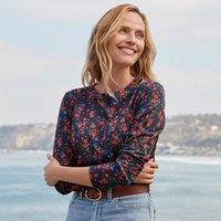 Lands' End Women's Plus Supima Long Sleeve Crew Neck T-shirt in Red | Size: 20-22