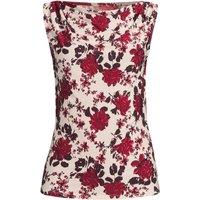 Lands' End Women's Petite Silky Knit Drapey Boatneck Sleeveless Top | Size: 14-16
