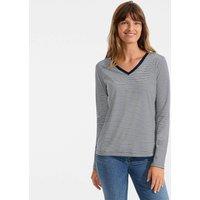 Lands' End Women's Supima Long Sleeved V-neck T-shirt | Size: 20