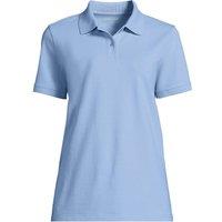 Lands' End Women's Piqu Polo Shirt in Light Blue | Size: 16-18