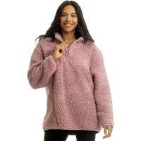 Light & Shade Women's Snuggle Borg Top in Pink | Size: S/M