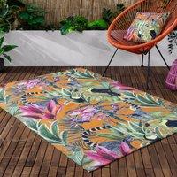 Wylder Tropics Kali Animals Outdoor/Indoor Washable Rug | Size: 120 cm x 170 cm