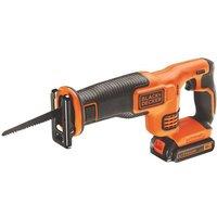 Black & Decker Black + Decker Reciprocating Saw 18V 1.5Ah in Orange