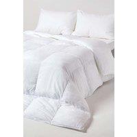 Homescapes Luxury Hotel Quality Super Microfibre 10.5 Tog Autumn Duvet in White | Size: Double