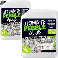 ProKleen Ultimate Pebble Glue 10L (Covers 160 ft2) in White