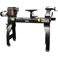 Lumberjack Digital Variable Speed Wood Lathe, 2200W, DELTA Inverter in Black