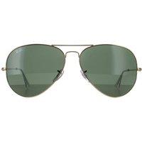 Ray-Ban Aviator Gold Green Sunglasses