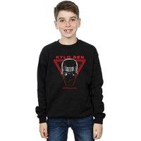 Disney Boy's Star Wars The Rise Of Skywalker Supreme Leader Kylo Ren Sweatshirt in Black | Size: 12-13 Years