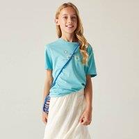 Dare 2b Trailblazer III Short Sleeved Graphic T-Shirt in Light Blue | Size: 7-8 Years