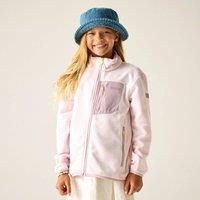 Regatta Frankie Full Zip Fleece in Pale Pink | Size: 5-6 Years